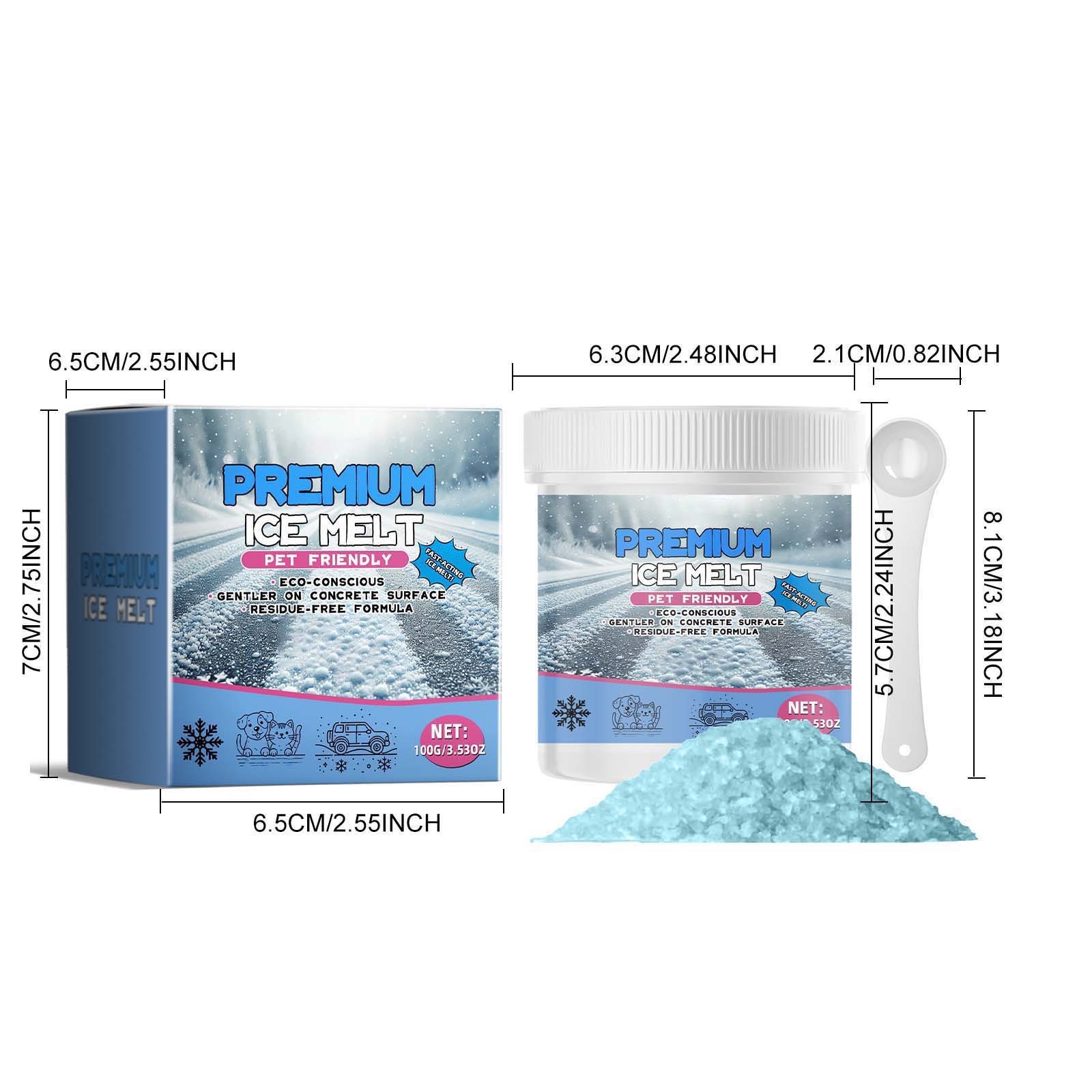 Kind Melt Pet Friendly Ice and Snow Melter, Fast Acting Pure Magnesium Chloride Formula
